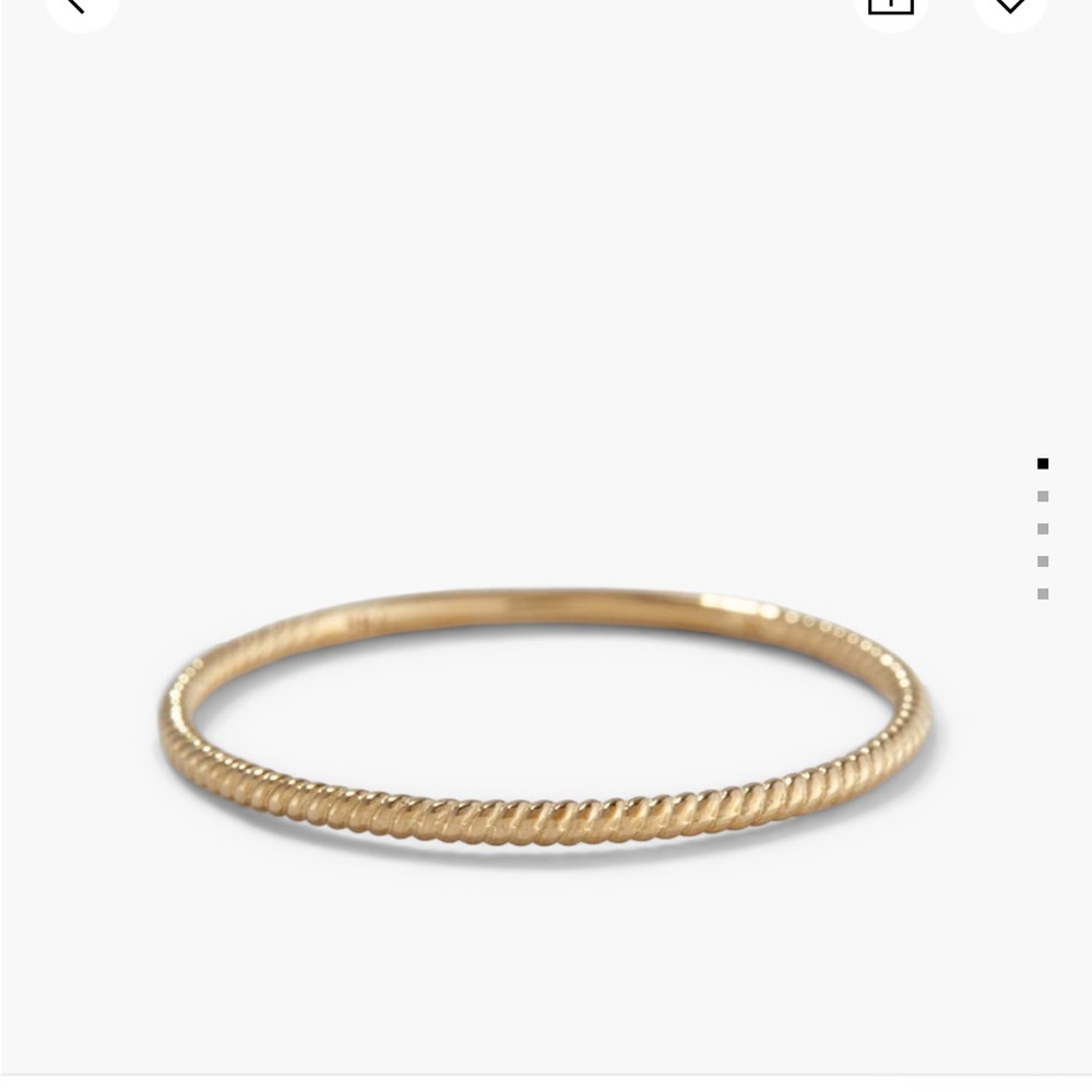 Mejuri 14k Twist Ring